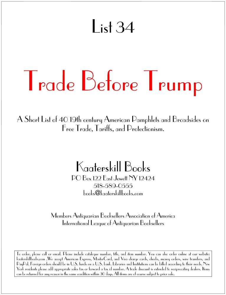 List 34: Trade before Trump