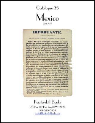Catalogue 25: Mexico