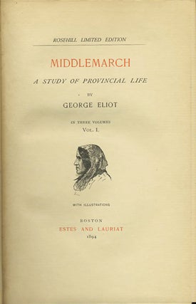 Item #13245 George Eliot's Works. [24 Volumes Complete]. George Eliot, pseud. Mary Ann Evans