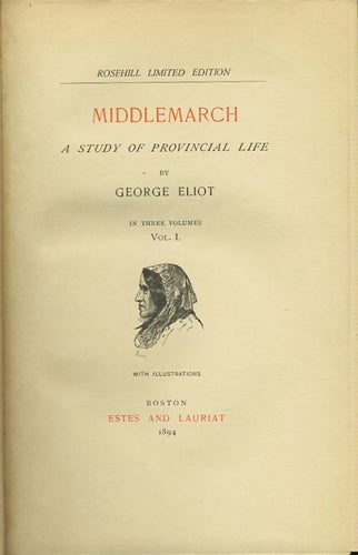 Item #13245 George Eliot's Works. [24 Volumes Complete]. George Eliot, pseud. Mary Ann Evans.