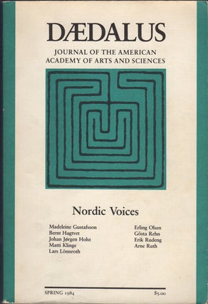 Item #15162 Daedalus. Journal of the American Academy of Arts and Sciences: Nordic Voices....