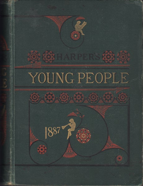 Item #16320 Harper's Young People. 1887. Vol. VIII (Tues. Nov. 2, 1886-Oct. 25, 1887). No. 366-417. Complete. Harper's.