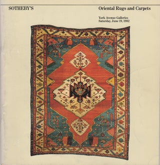 Item #16782 Oriental Rugs and Carpets: Saturday, June 19, 1982. Sotheby Parke Bernet