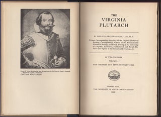 Item #22912 The Virginia Plutarch. Two Volumes. Philip Alexander Bruce
