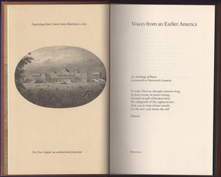 Item #23245 Voices from an Earlier America. An Anthology of Poetry Seventeenth to Nineteenth...