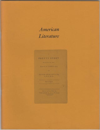 Item #23464 An Exhibition of American Literature: Honoring the Completion of the Editorial Work...