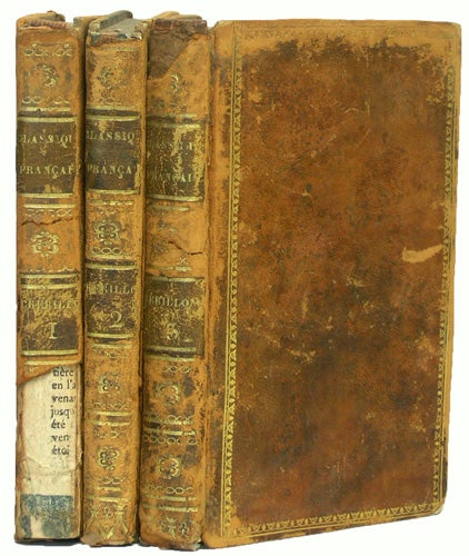 Item #25348 Oeuvres de Crebillon. [Three Volumes]. M. Crebillon, Prosper Jolyot.