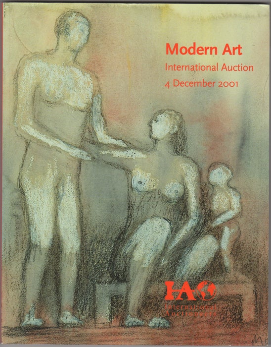 Item #26008 Modern Art: Impressionist and Modern Paintings, Prints, drawings and sculptur. 4 December 2001. International Auctioneers, Kunsthaus Lempertz Galerie Koller, Finarte Italy, Finarte Spain, Dorotheum.