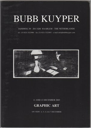 Item #26017 Graphic Art. 11 and 12 December 2003. Bubb Kuyper