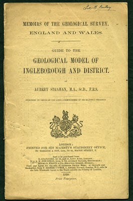 Item #26762 Guide to the Geological Model of Ingleborough and District [Memoirs of the Geological...