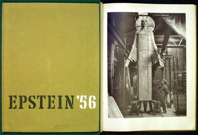 Item #26954 Epstein 1956. A Camera Study of the Sculptor at Work. Jacob. Ireland Epstein, photos. Intro. Laurie Lee, Geoffrey.