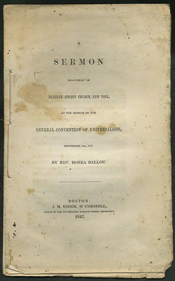 Item #28301 A Sermon delivered in Bleeker Street Church, New York, at the Session of the General...