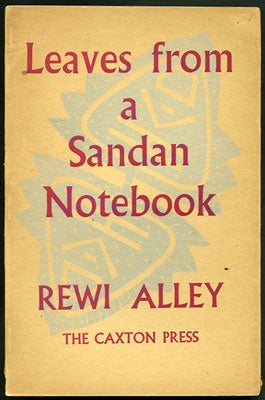 Item #28508 Leaves from a Sandan Notebook. Rewi Alley