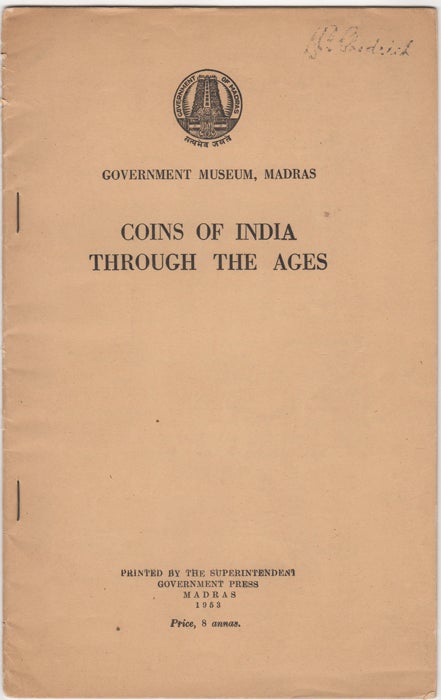 Government Museum, Madras - Coins of India Through the Ages