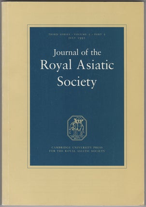 Item #30586 Journal of the Royal Asiatic Society. Third Series. Volume 5, Part 2. July 1995. D....