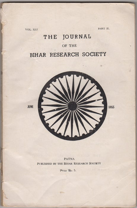Datta, K.K., ed - The Journal of the Bihar Research Society. Vol. XLI. Part II. June 1955