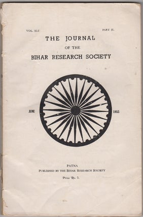 Item #30590 The Journal of the Bihar Research Society. Vol. XLI. Part II. June 1955. K. K. Datta, ed
