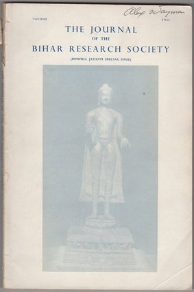 Item #30591 The Journal of the Bihar Research Society. Buddha Jayanti Special Issue. Vol. II...
