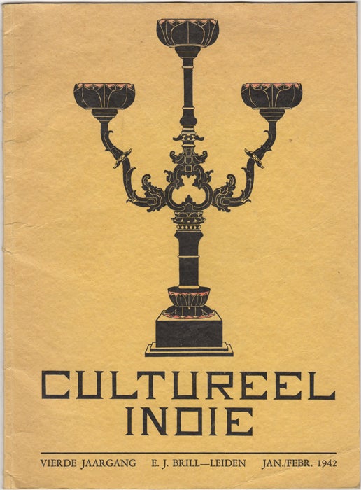 Item #30613 Cultureel Indie. Jan./Febr. 1942. Koninklijke Vereeniging Koloniaal Instituut.