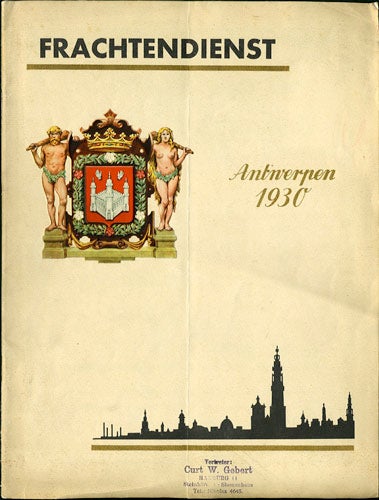 Item #31068 Frachtendienst: Antwerpen 1930. VIII Jahrgang 11.Januar 1930. Nr.4. Arpa.
