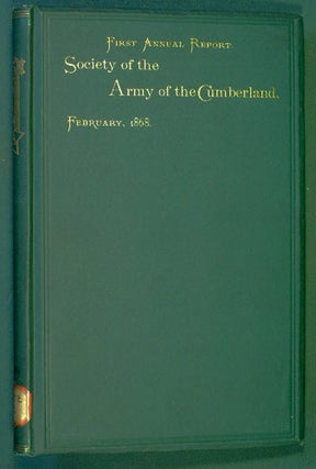Item #31333 Report of the First Meeting of the Society of the Army of the Cumberland, held at...