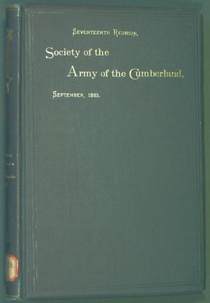 Item #31348 Society of the Army of the Cumberland, Seventeenth Reunion, Grand Rapids, Michigan,...