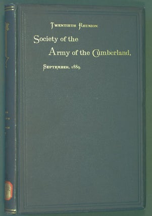 Item #31350 Society of the Army of the Cumberland, Twentieth Reunion, Chattanooga, Tennessee,...