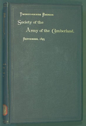 Item #31354 Society of the Army of the Cumberland, Twenty-Fourth Reunion, Cleveland, Ohio, 1893....