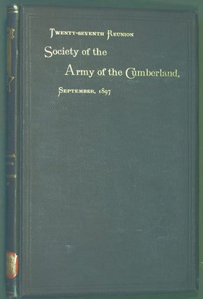 Item #31356 Society of the Army of the Cumberland, Twenty-Seventh Reunion, Columbus, Ohio, 1898....