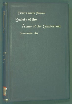 Item #31357 Society of the Army of the Cumberland, Twenty-Eighth Reunion, Detroit, Michigan,...