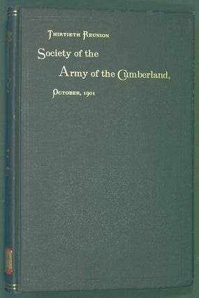 Item #31359 Society of the Army of the Cumberland, Thirtieth Reunion, Louisville, Kentucky,...
