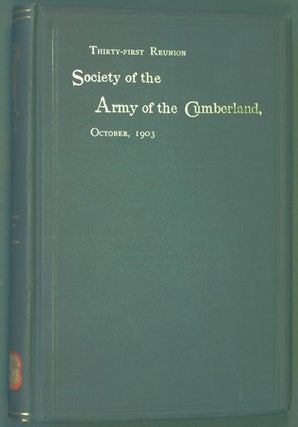 Item #31360 Society of the Army of the Cumberland, Thirty-First Reunion, Washington, D.C. October...