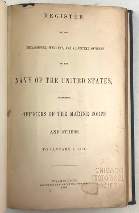 Item #31477 Register of the Commissioned, Warrant, and Volunteer Officers of the Navy of the...