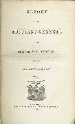 Item #31774 Report of the Adjutant General of the State of New Hampshire, For the Year Ending...