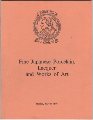 Item #32188 Fine Japanese Porcelain, Lacquer and Works of Art. Japanese Porcelain, Pottery,...