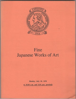 Item #32190 Fine Japanese Works of Art. Japanese Ceramics, Ivory Carvings, Netsuke, Inro,...