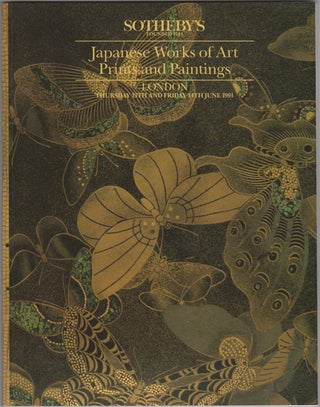 Item #32248 Japanese Works of Art, Prints and Paintings. 14 June, 1991. Sotheby Parke Bernet, Co