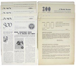 [Archive of] The American Jewish Tercentenary 1654-1954.