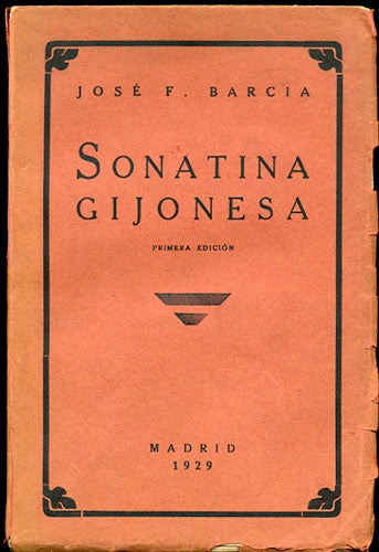 Item #34152 Sonatina Gijonesa. José F. Barcia, Fernandez.