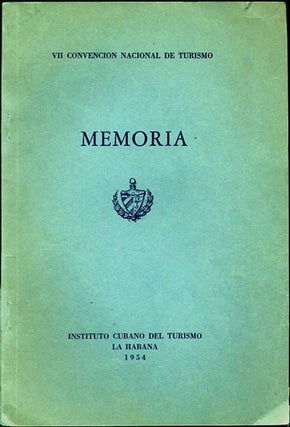 Item #34267 Memoria. ( VII Convencion nacional de turismo). Instituto Cubano del Turismo