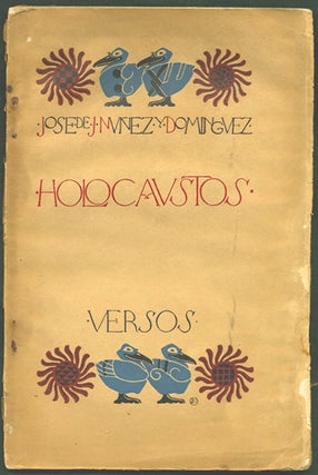 Item #34338 Holocavstos Versos. Jose de J. Nunez y. Dominguez