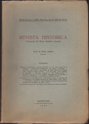 Item #34880 Revista Histórica. Publicación del Museo Histórico Nacional. Año LII. T. XXVIII....