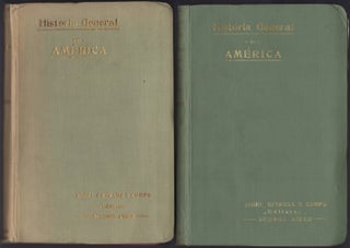 Item #35030 Compendio de la historia general de América [Two Volumes]. Carlos Navarro y. Lamarca