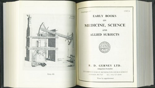 Item #35585 Early Books on Medicine, Science, and Allied Subjects. [Run of 19 Catalogues Bound as One. From Catalogue 90 (1983) to Catalogue 108 (1990). R. D. Gurney.