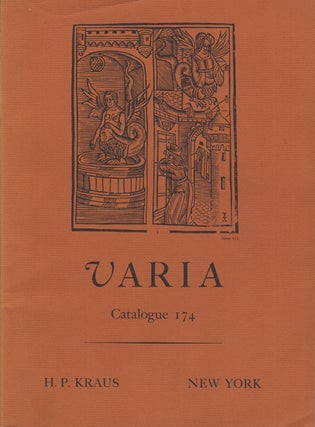 Item #35641 Catalogue 174. Varia. H. P. Kraus
