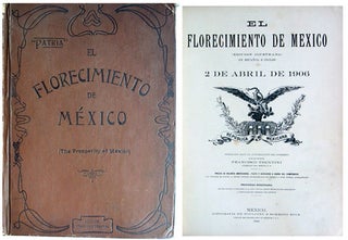 Item #35847 El Florecimiento de Mexico. (Edicion Ilustrada). En Español e Ingles. 2 de abril de...