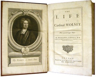 Item #36373 The Life of Cardinal Wolsey. Richard Fiddes