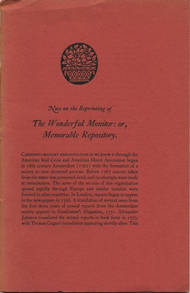 Item #36735 The Wonderful monitor, or, Memorable repository: containing a curious and most...