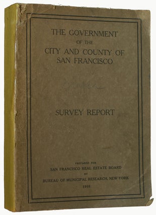 Item #37062 Report on a Survey of the Government of the City and County of San Francisco. Bureau...
