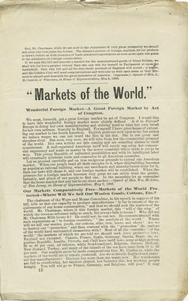 Item #37351 "Markets of the World." Free Trade
